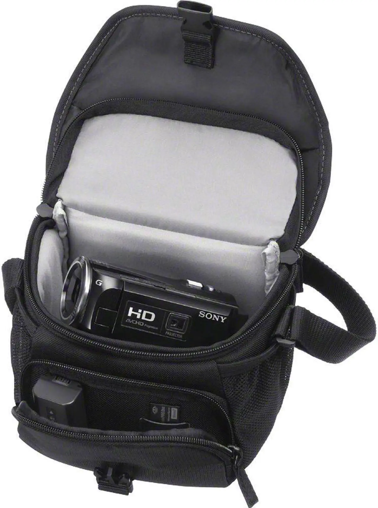 Alt view image 8 of 20 - Stylish and Compact Camcorder Carrying Case