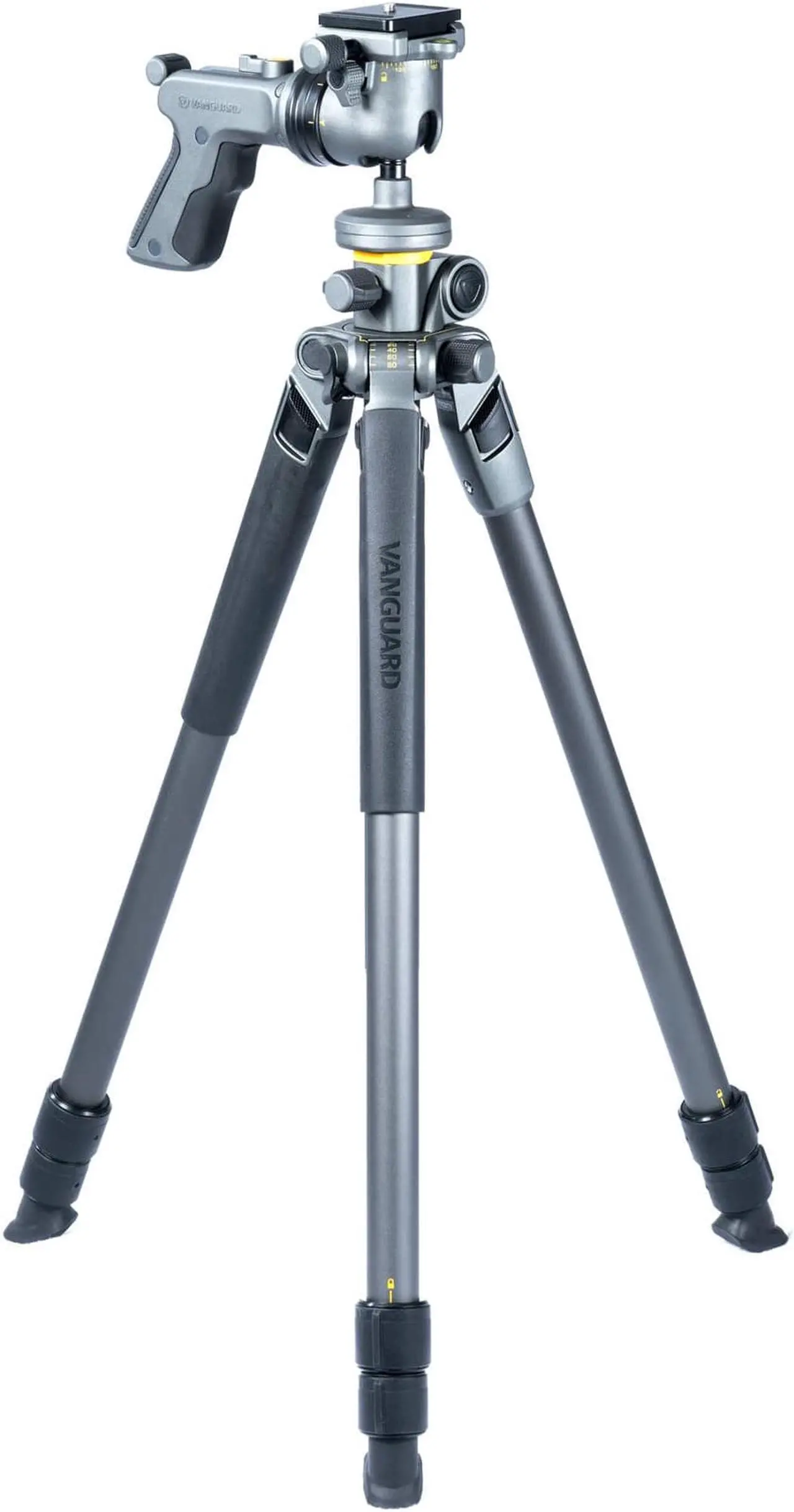 Alt view image 8 of 20 - Vanguard Alta Pro 2+ 263Agh Tripod with Alta Gh-100 Pistol-Grip Ball Head