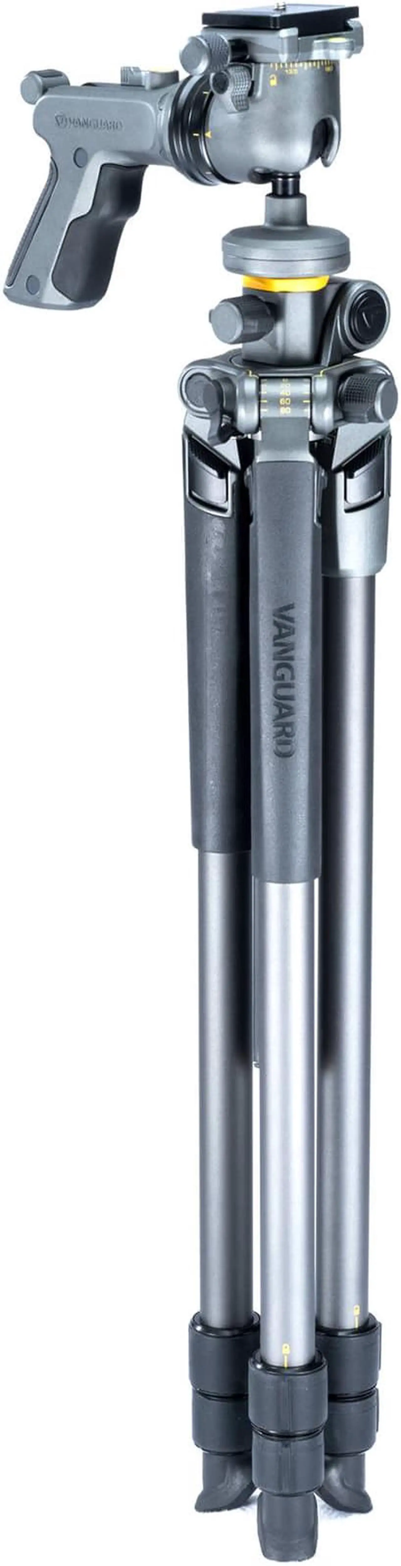 Alt view image 11 of 20 - Vanguard Alta Pro 2+ 263Agh Tripod with Alta Gh-100 Pistol-Grip Ball Head