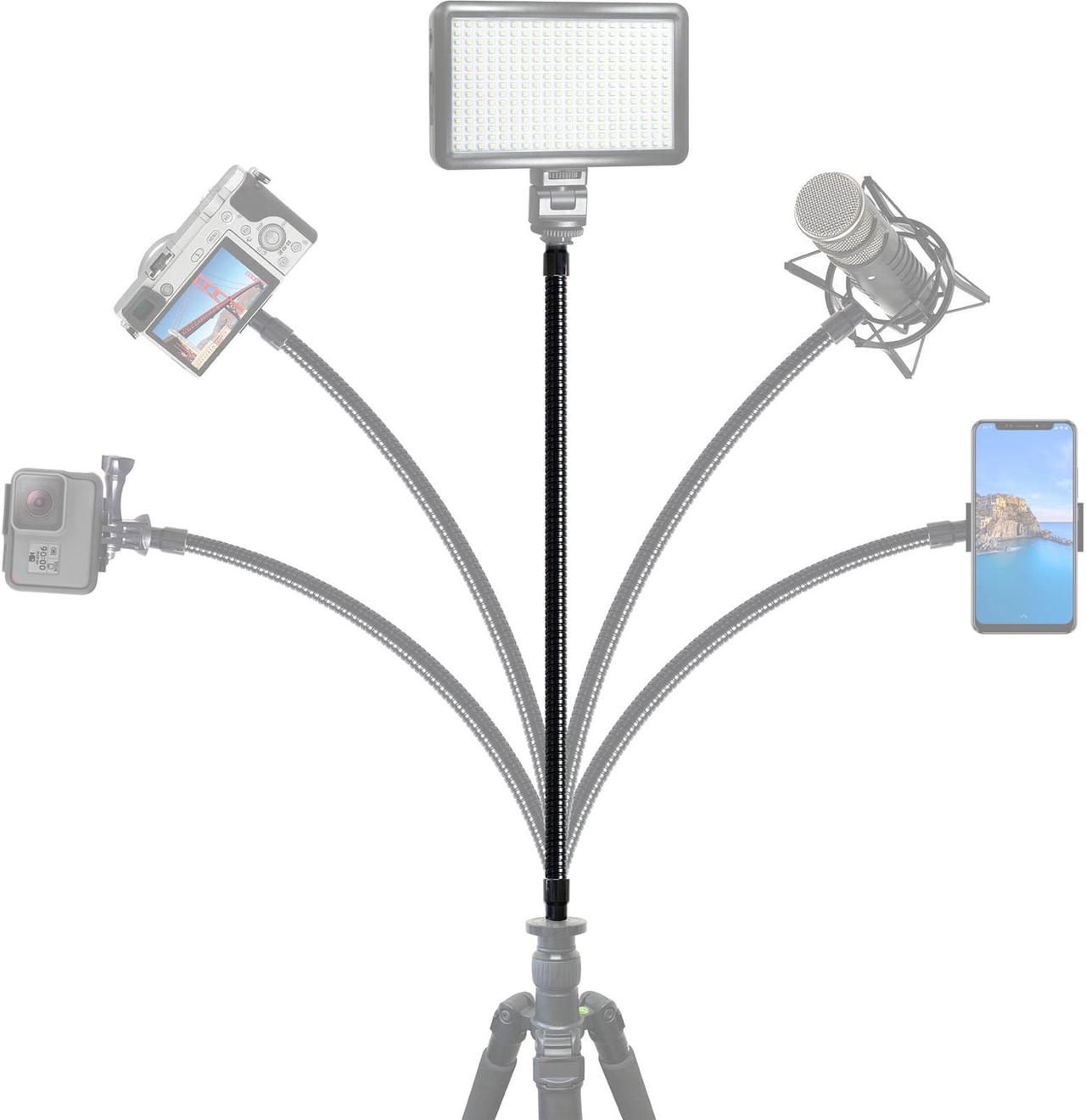 Alt view image 4 of 9 - VidPro FA-22 Heavy-Duty 22" Flex Arm Kit, 3 Lbs Capacity