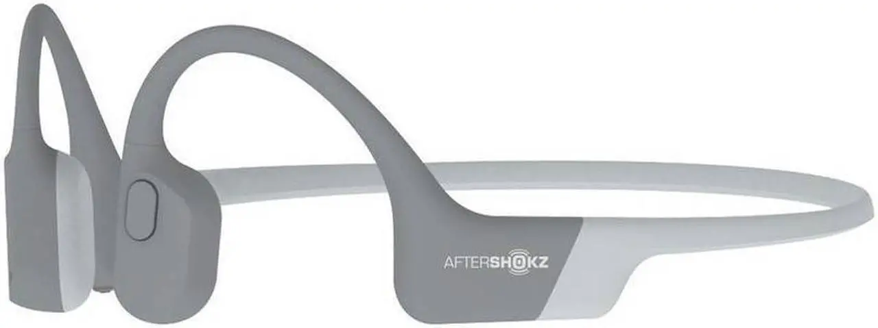 Alt view image 9 of 17 - Aftershokz Aeropex Bone Conduction Headset with Microphone (Lunar Gray)