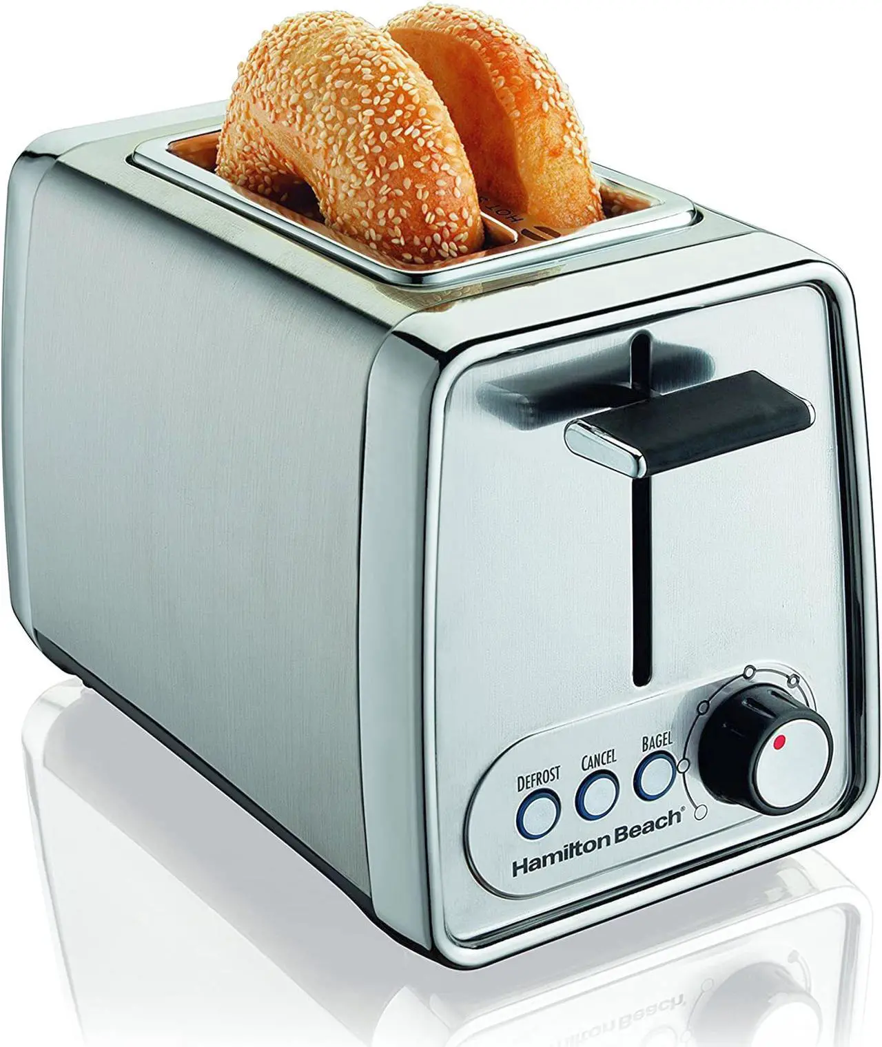 Modern Chrome 2-Slice Toaster - Thumbnail 4