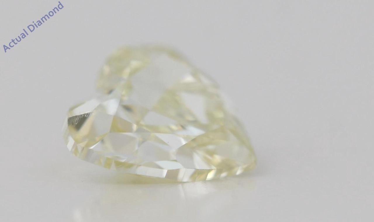 Heart Cut Loose Diamond (1.01 Ct,Natural Fancy Yellow Color,VS2 Clarity) GIA Certified