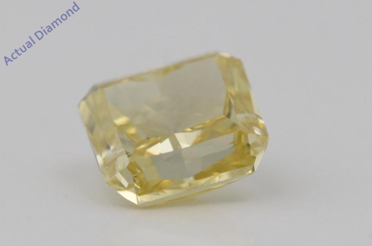 Radiant Cut Loose Diamond (1.31 Ct,Natural Fancy Intense Yellow Color,SI1 Clarity) GIA Certified