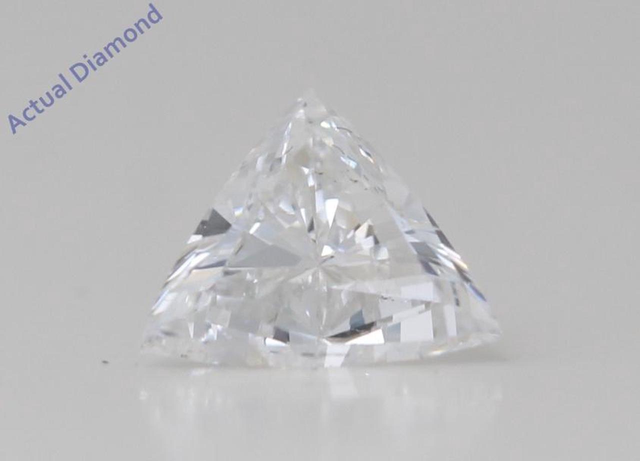 Triangle Cut Loose Diamond (0.76 Ct,E Color,VS2 Clarity) GIA Certified