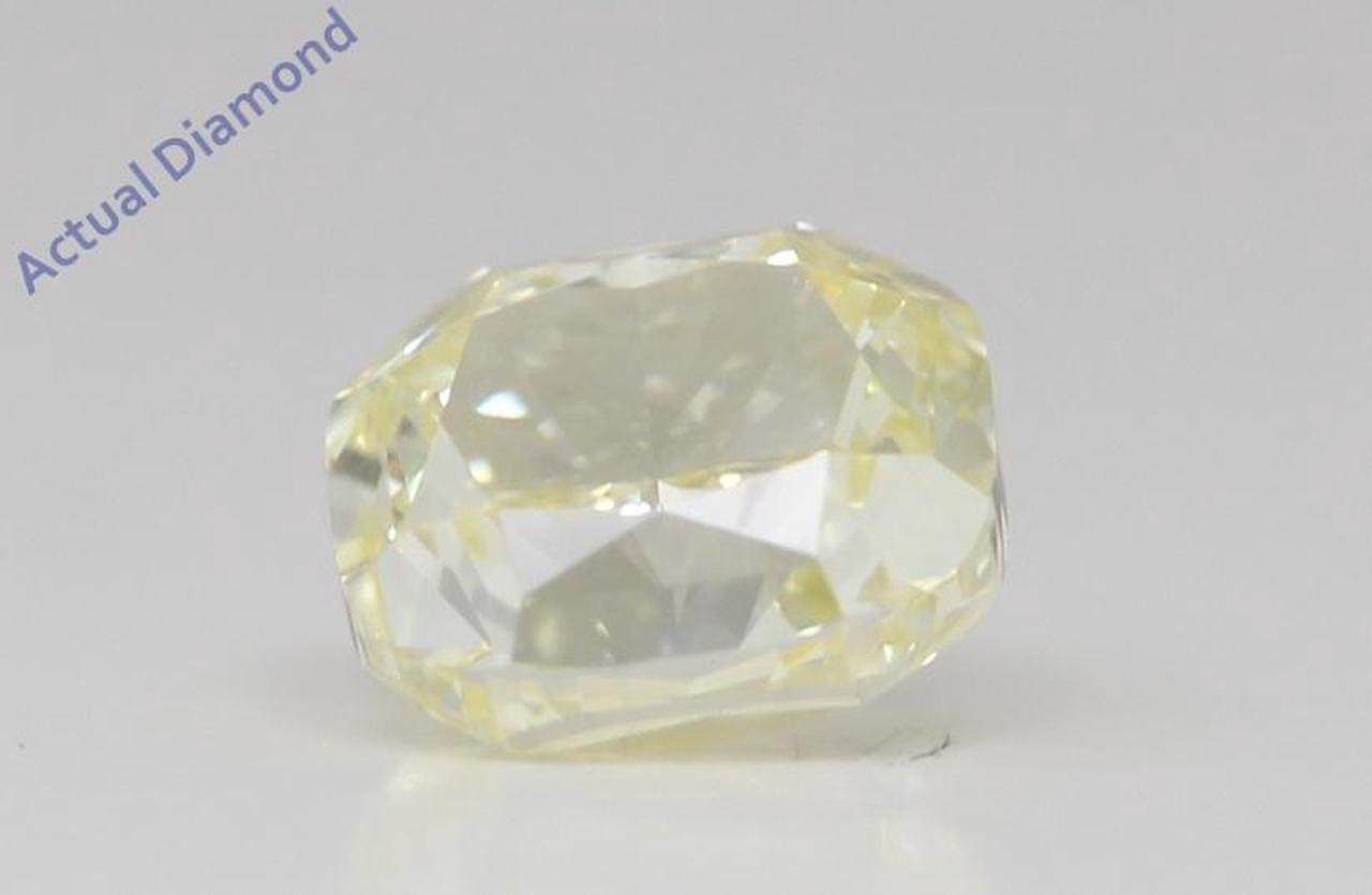 Cushion Cut Loose Diamond (1.07 Ct,Natural Fancy Yellow Color,VS1 Clarity) GIA Certified