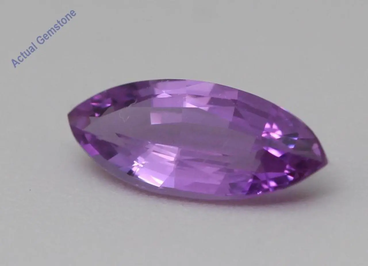 Alt view image 5 of 5 - Marquise Cut Natural Mined Loose Sapphire (1.07 Ct,Pink Color,VS2 Clarity) GIA Certified