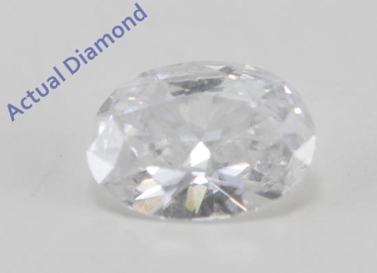 Oval Cut Loose Diamond (0.28 Ct, F Color, SI3 Clarity)