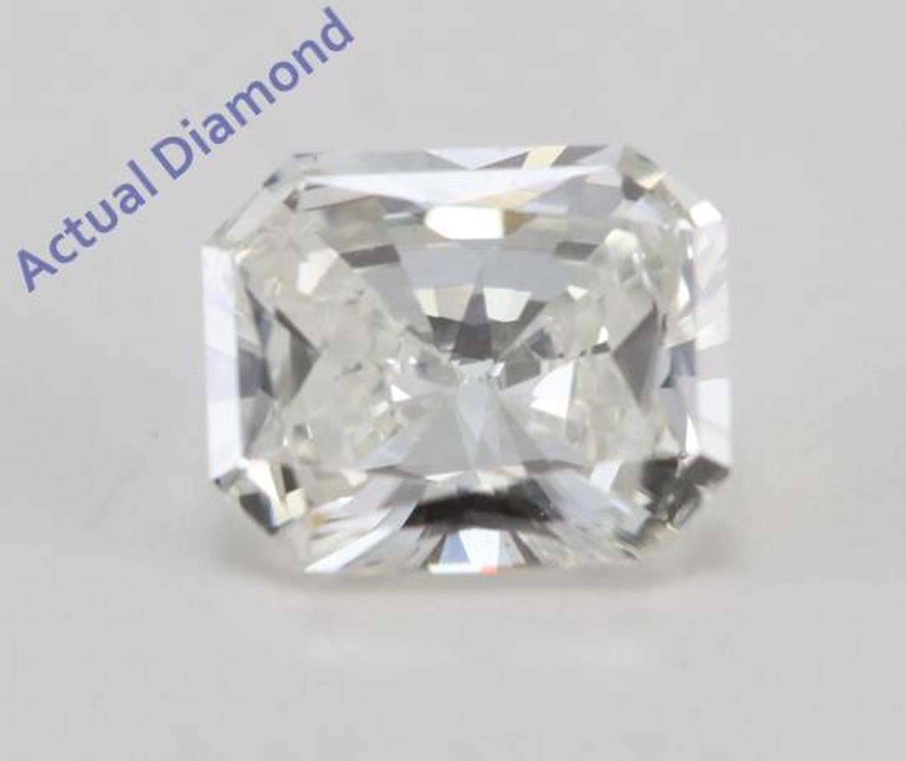 Radiant Cut Loose Diamond (0.38 Ct, J Color, VVS2 Clarity)