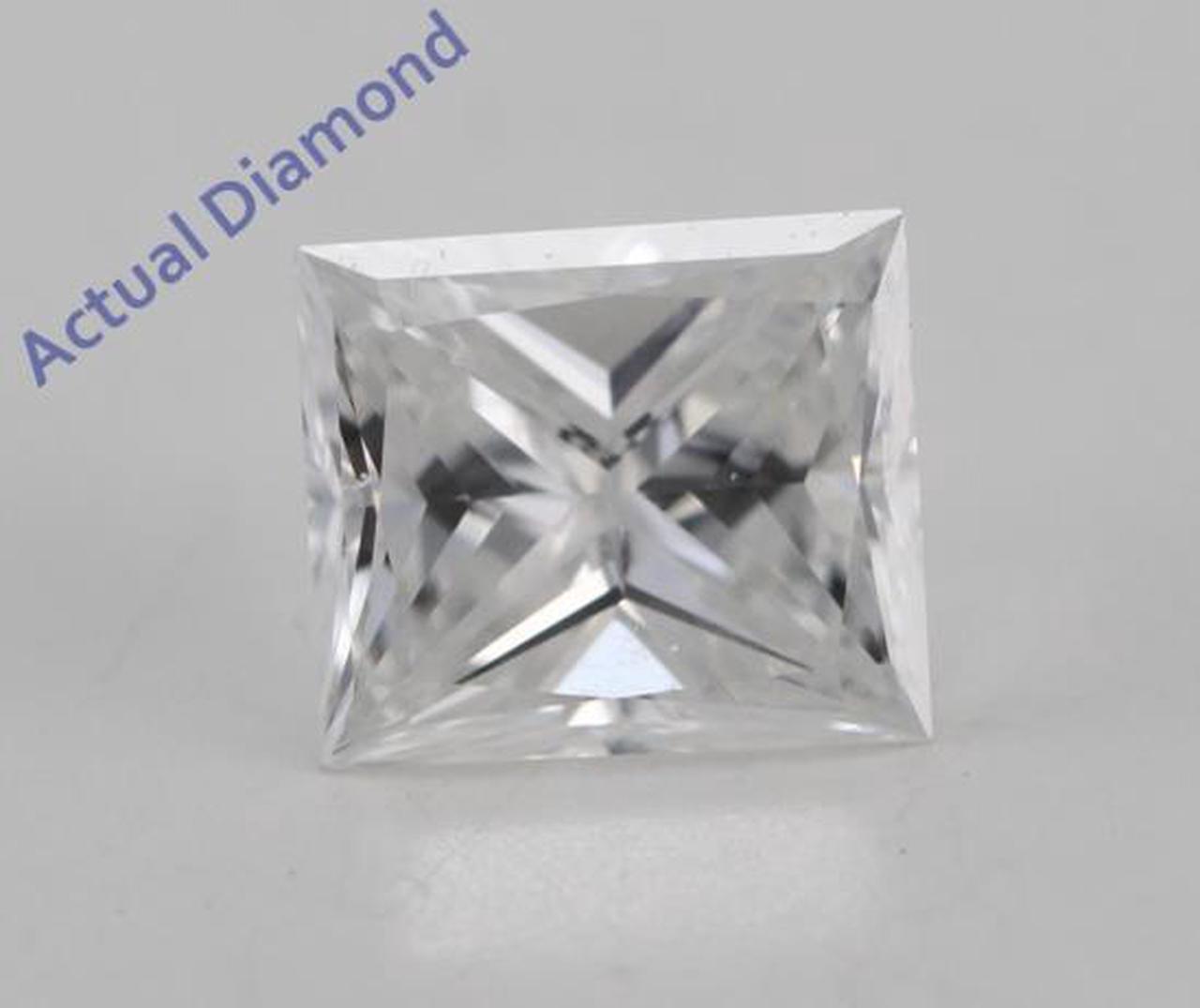 Princess Cut Loose Diamond (0.34 Ct, G Color, SI1 Clarity)