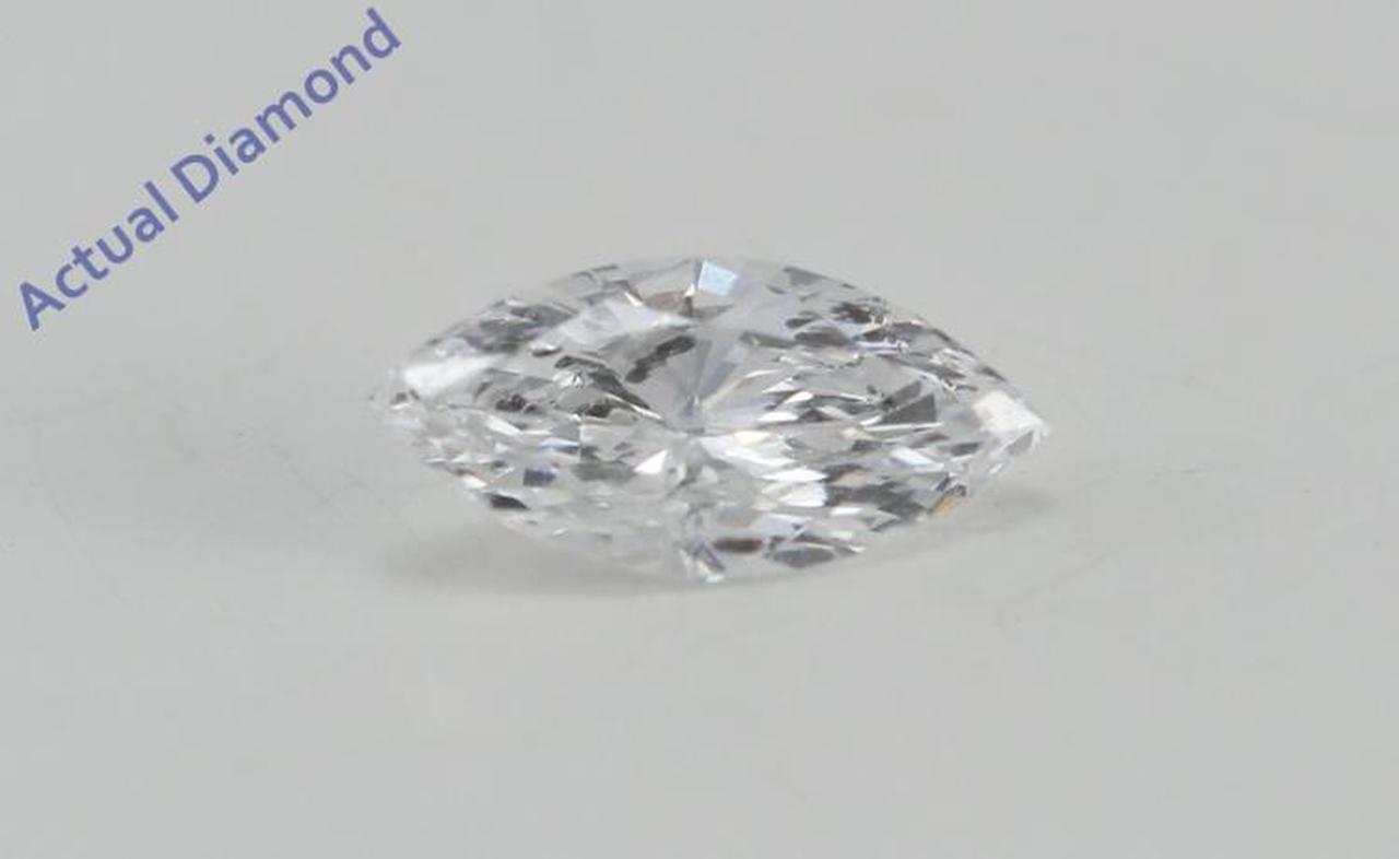 Marquise Cut Loose Diamond (0.28 Ct, D Color, SI2 (K.M. Treated) Clarity) IGL Certified