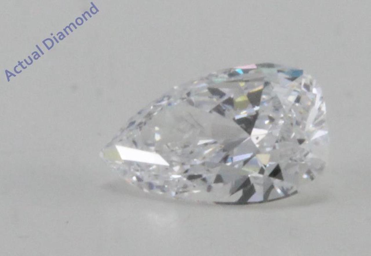 Pear Cut Loose Diamond (0.59 Ct, E Color, SI1 Clarity) IGL Certified