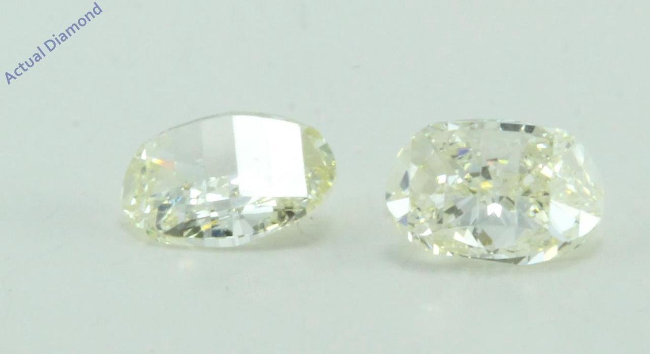 A Pair of Oval Millennial Sunrise (Limited Edition) Cut Loose Diamonds (1.15 Ct, J-k Color, VS Clarity)