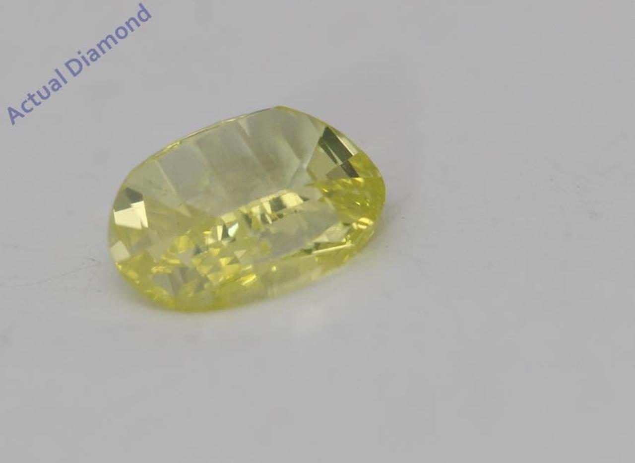 Oval Millennial Sunrise (Limited Edition) Loose Diamond 0.35 Ct Lighter Yellow Irradiated Color VS Clarity