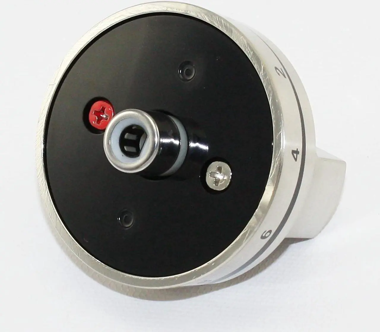Alt view image 2 of 2 - LG AEZ73453509 Gas Burner Control Knob (Chrome)