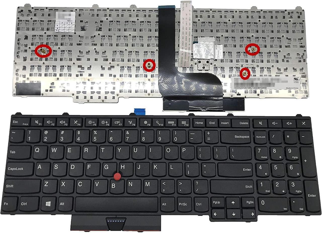 US Layout Keyboard for Lenovo ThinkPad P50(20EN/20EQ) P70(20ER/20ES) P51 P71 Without Backlit P/N: 00PA288 SN20K85114 00PA247 0BH00HH SN20H35156 00PA329 00PA247 (NOT for P50S P51S)