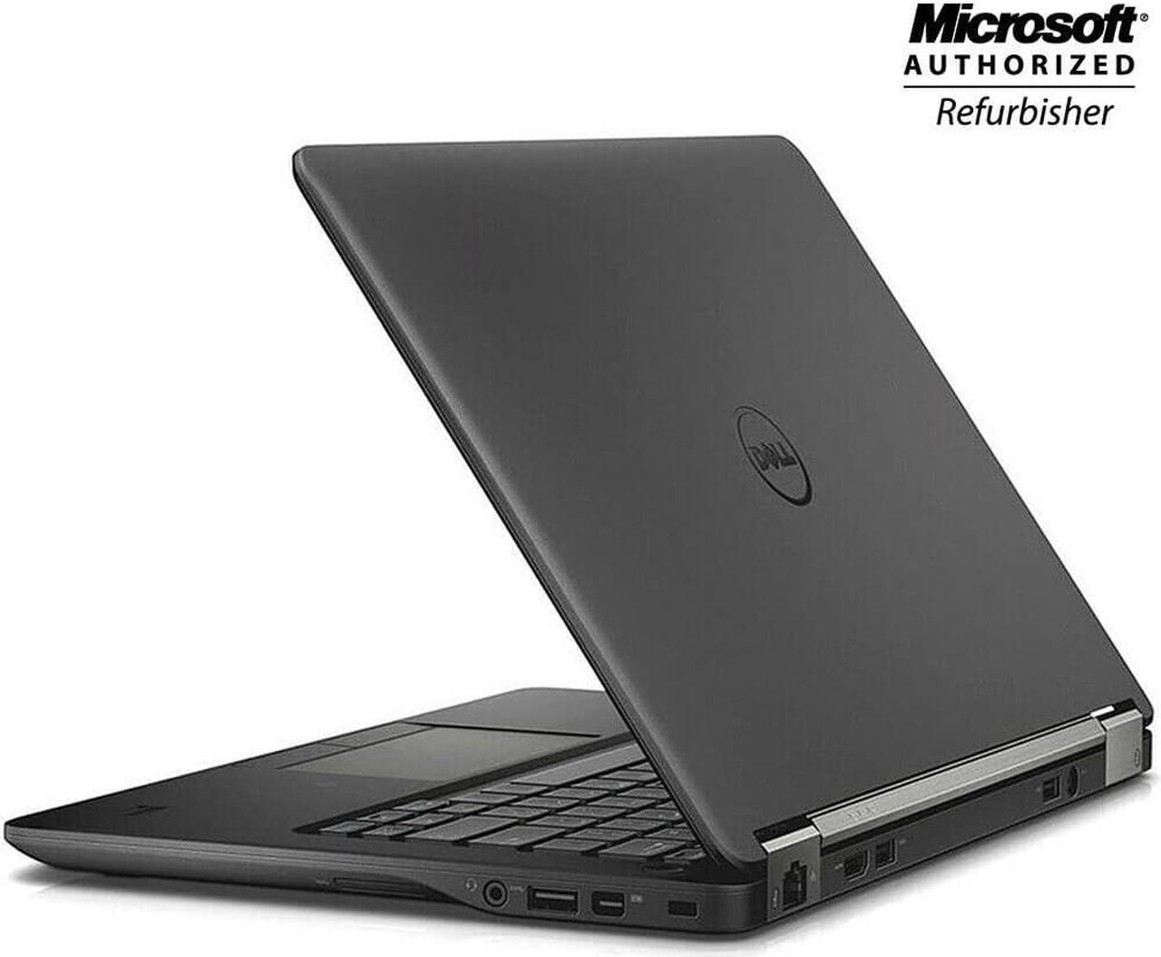 Refurbished Dell Latitude E7250 12.5" Laptop(Intel i5-5300U, 128G SSD, 8G RAM, Webcam, HDMI) with Free LIXSUNTEK® Ethernet Cable