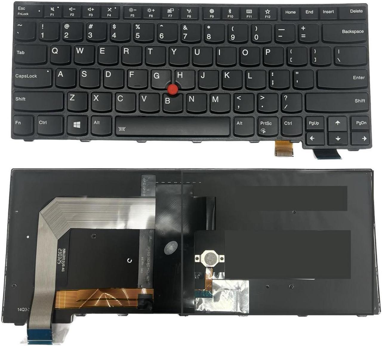 LIXSUNTEK Laptop Replacement US Layout Backlit Keyboard for Lenovo ThinkPad T460s T470s (Not Fit T460 T460p T470 T470p) 00PA452 00PA482 SN20H42364 01EN759 01EN723 01YR046 01YT136 01YT142 SN20Q56033