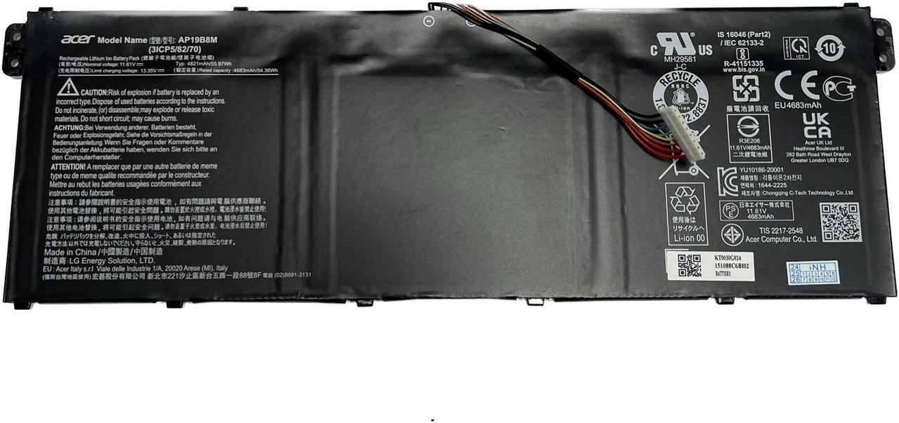 new Genuine Battery AP19B8M KT.0030G.024 For Acer Chromebook Spin 714 CP714-1WN