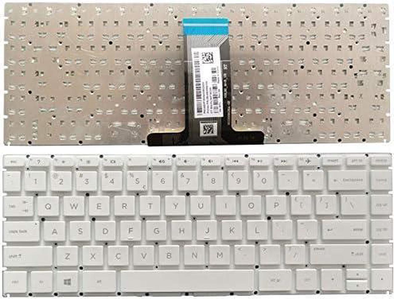 LIXSUNTEK New Laptop US Keyboard replacement for HP Pavilion 14-BS 14M-BA 14-BW 14G-BR 14-BP 14T-BA 14M-BA 14-BA 240 G6 245 G6 246 G6 white