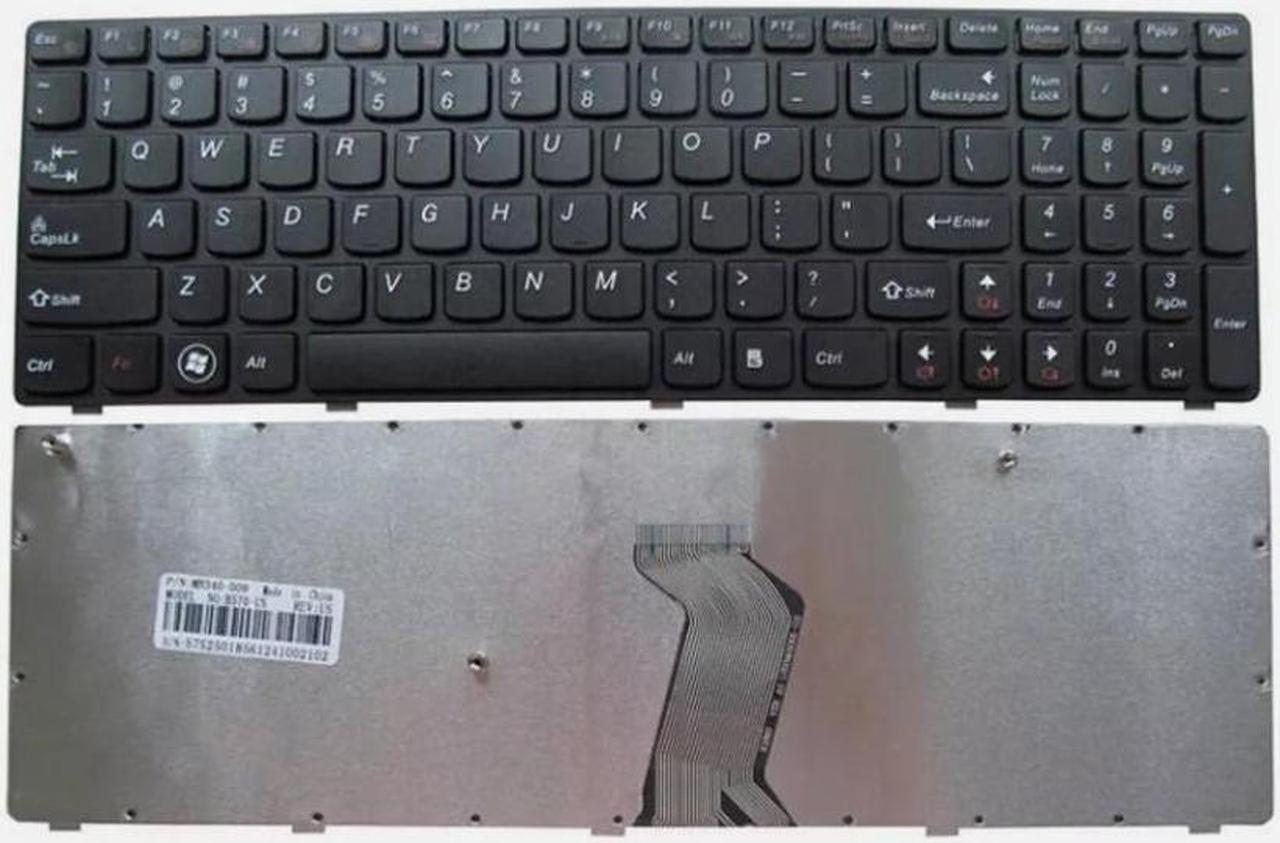 LIXSUNTEK NEW Replacement Laptop Keyboard for Lenovo IdeaPad Z570 Z575 V570 B570 B570A B570G B575 V570C B580 B580A B585 B590 B590A Series