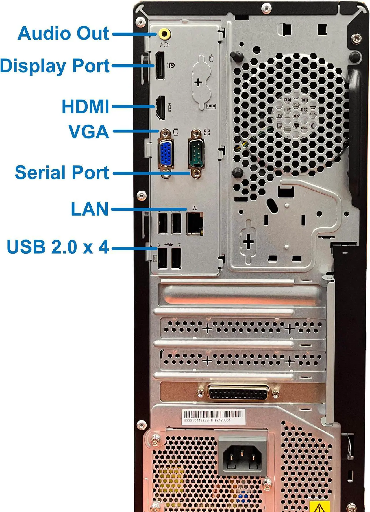 Alt view image 3 of 6 - Lenovo ThinkCentre Neo 50T Gen 4 Tower Computer - Intel Core i5-12400, 16GB Ram, 512GB NVMe SSD, DisplayPort, HDMI, VGA, DVD-RW, USB Type-C, SD Card Reader, AC Wi-Fi, Bluetooth - Windows 11 Pro