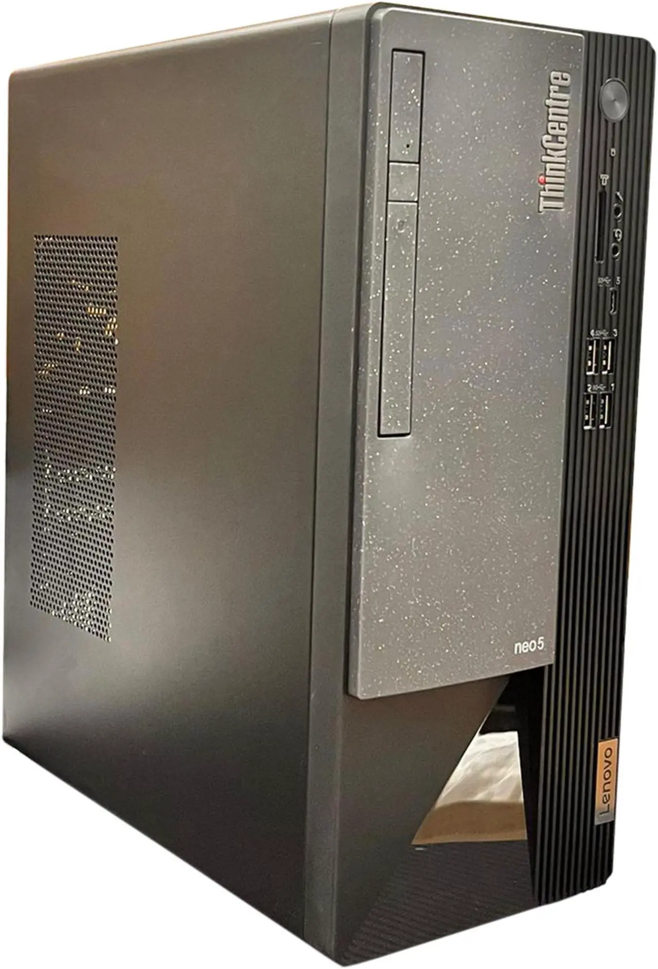 Alt view image 4 of 7 - Lenovo ThinkCentre Neo 50T Gen 3 Tower Computer - Intel Core i7-12700K, 64GB Ram, 4TB NVMe SSD, DisplayPort, HDMI, VGA, DVD-RW, USB Type-C, SD Card Reader, AC Wi-Fi, Bluetooth - Windows 11 Pro