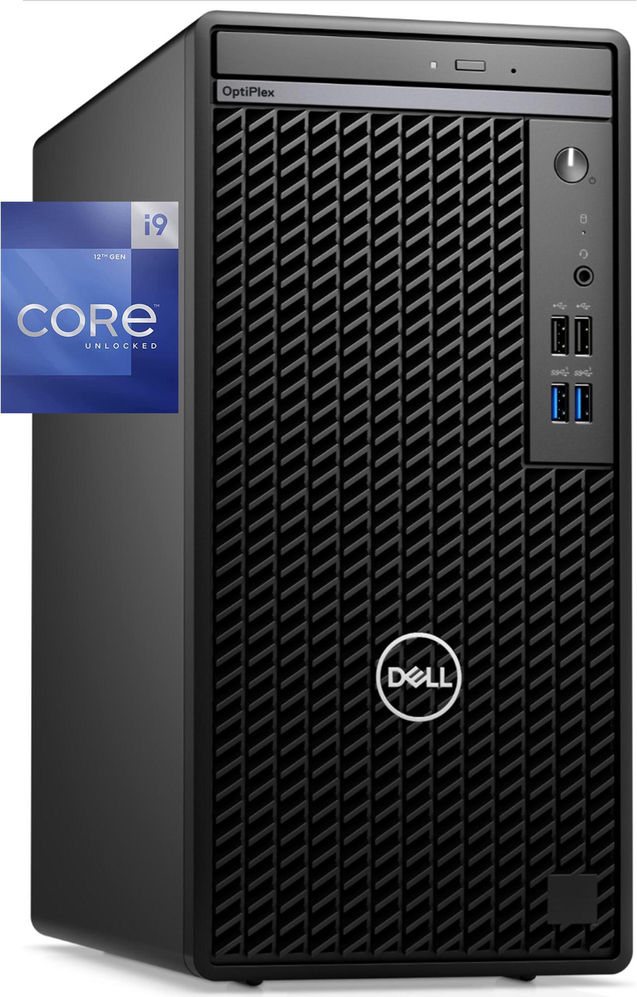 Main image of Dell Optiplex 7010 Tower Computer - Intel i9-12900K, 32GB RAM, 1TB NVMe SSD, Intel UHD Graphics, 2-Monitor Support, USB C, DisplayPort, HDMI, DVDRW, Wi-Fi, BT, Windows 11 Pro, 7000 Desktop
