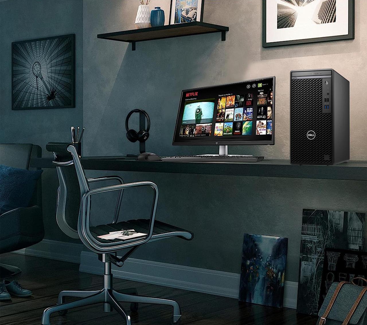 Alt view image 4 of 4 - Dell Optiplex 7010 Tower Computer - Intel i9-12900K, 32GB RAM, 1TB NVMe SSD, Intel UHD Graphics, 2-Monitor Support, USB C, DisplayPort, HDMI, DVDRW, Wi-Fi, BT, Windows 11 Pro, 7000 Desktop
