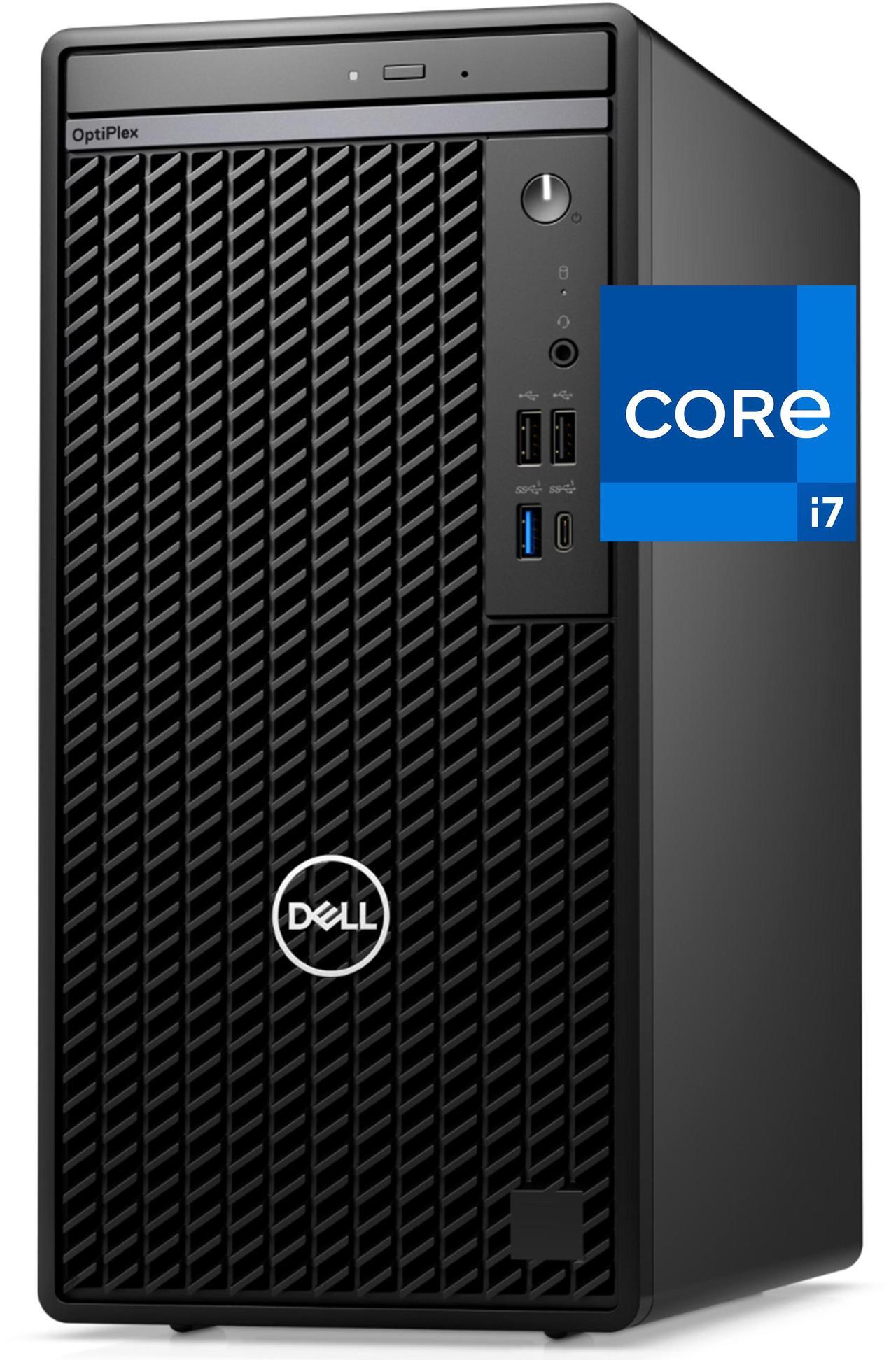 Main image of Dell Optiplex 7020 Tower Computer - Intel i7-13700K, 64GB RAM, 4TB NVMe SSD, 2-Monitor Support, DisplayPort, HDMI, DVDRW, Wi-Fi, BT, Windows 11 Pro, 7000 Desktop