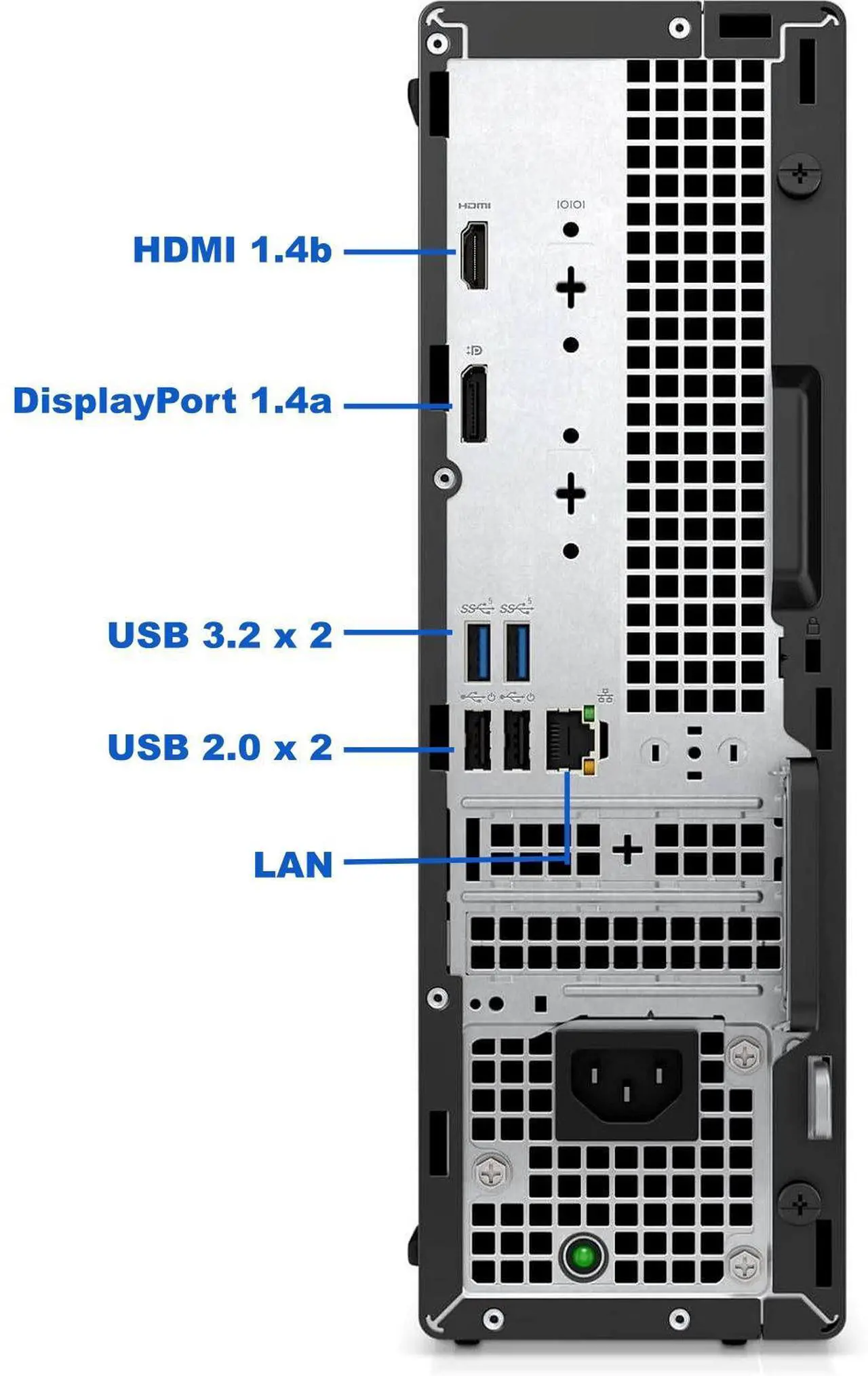 Alt view image 3 of 7 - Dell OptiPlex 7020 Desktop SFF, Intel Core i7-12700K, 32GB RAM, 2TB NVMe SSD, Type-C, WiFi 6e, Bluetooth, DisplayPort, HDMI, 7000 Small Form Factor Business Computer, Windows 11 Pro, Black