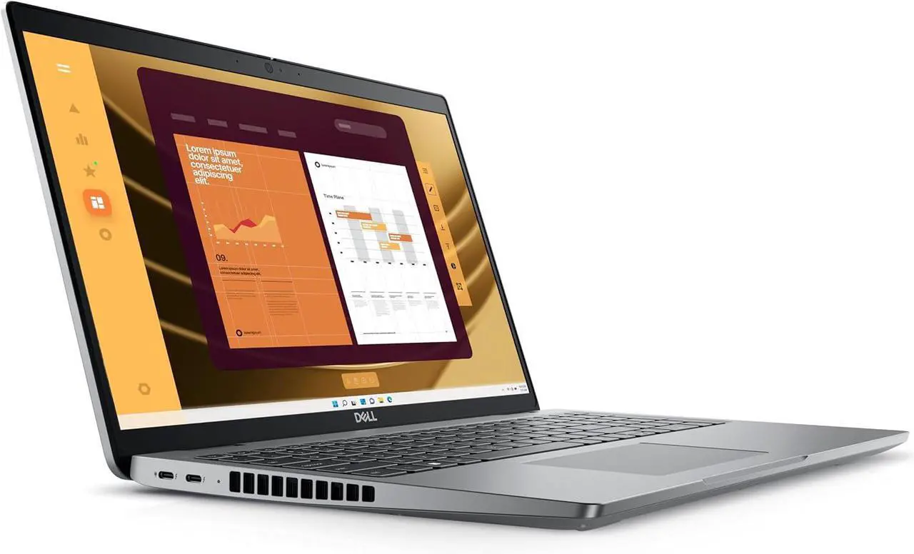 Alt view image 4 of 7 - Dell Latitude 5550 Multi-Touch Laptop 15.6" FHD, Intel Core Ultra 5-135U vPro, 64GB RAM, 4TB NVMe SSD, Webcam, WiFi 6E, BT, Backlit Keyboard, Thunderbolt, HDMI, USB C, Windows 11 Pro, Notebook Grey