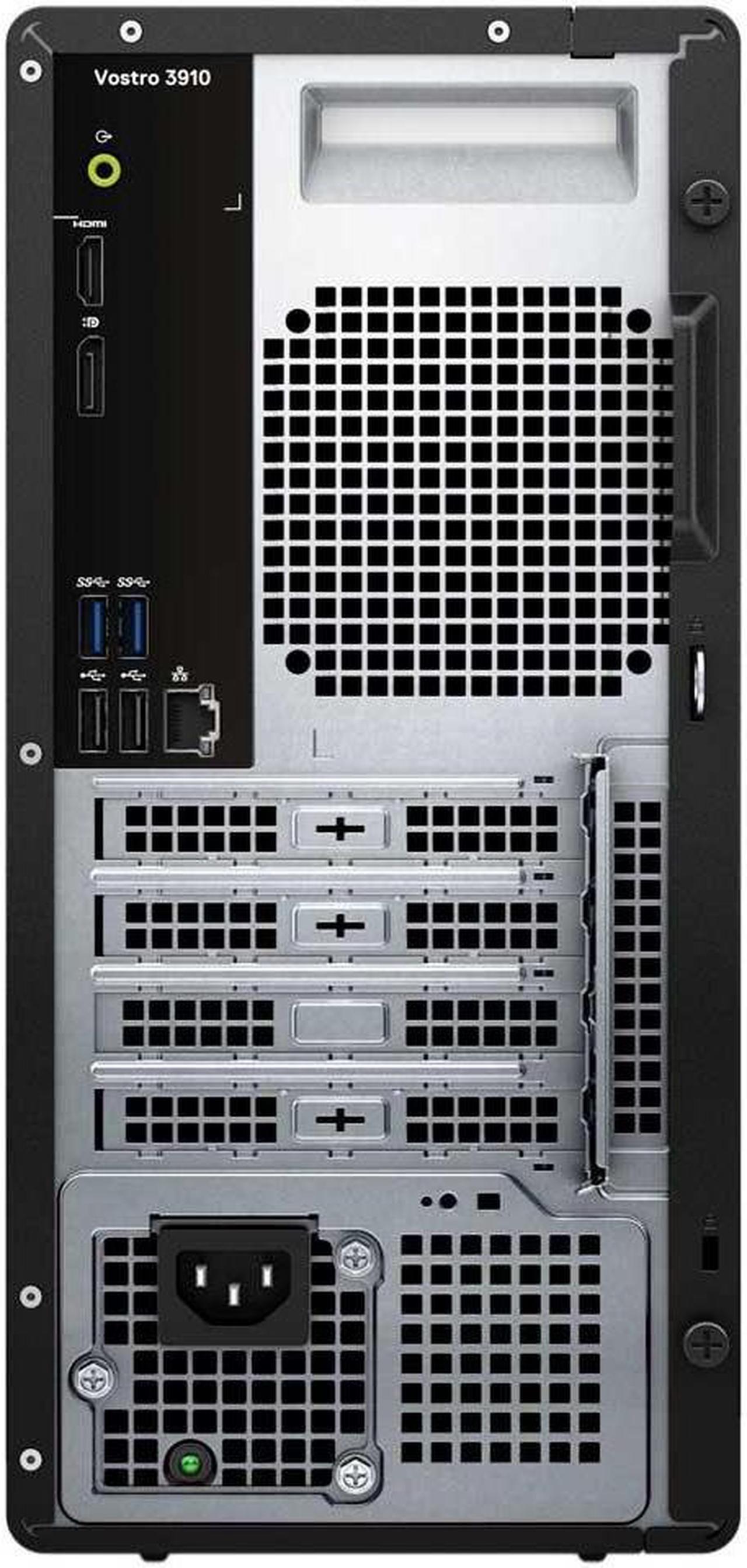 Alt view image 5 of 7 - Dell Vostro 3910 Mini-Tower Desktop Computer, Intel Core i7-12700, 64GB RAM, 2TB SSD NVMe + 1TB HDD, Nvidia Quadro K1200 4GB, AX Wi-Fi, BT, SD Card Reader, HDMI, Mini Display Port - Windows 10 Pro