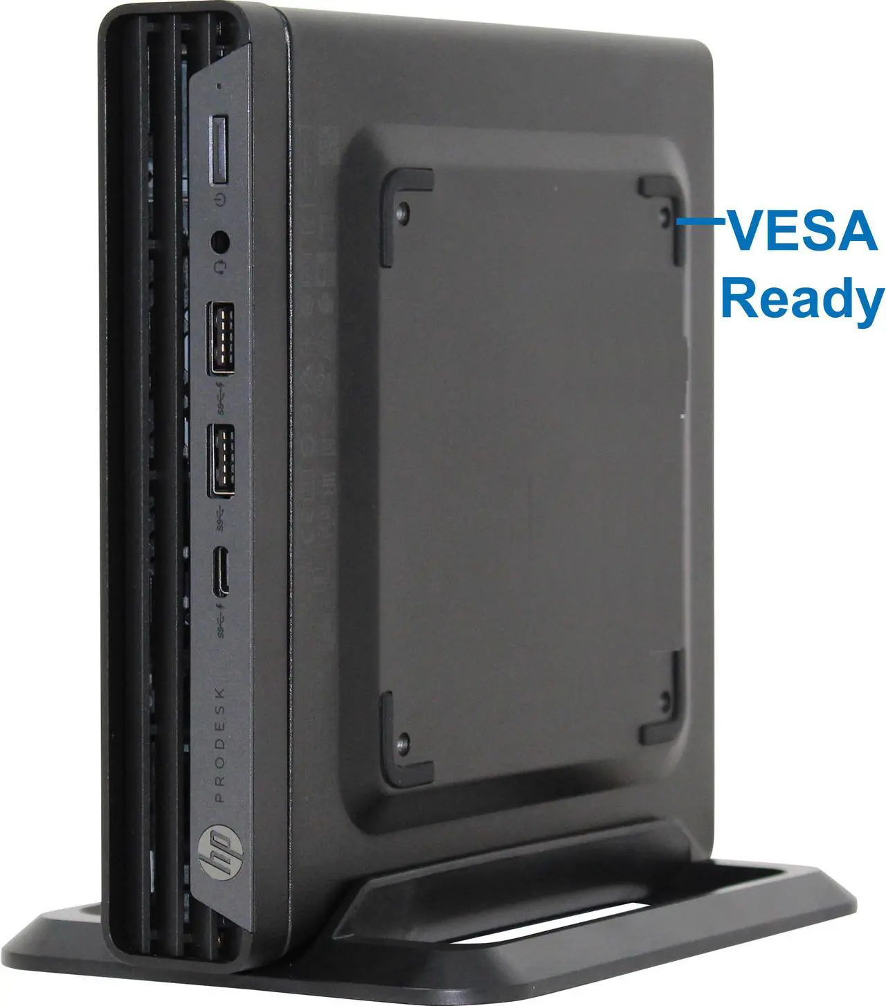 Alt view image 4 of 6 - HP ProDesk 600 G6 Mini Desktop Computer, Intel i7-10700, 32GB RAM, 1TB NVMe SSD, Display Port, HDMI, USB C 3.2 (10Gbps), USB Wi-Fi- Bluetooth, Windows 11 Pro- Brown Box
