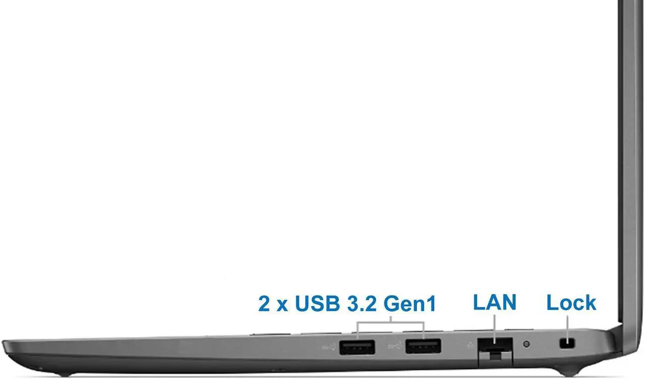 Alt view image 2 of 6 - Dell Latitude 3440 Laptop 14" FHD, Intel Core i5-1335U, 32GB RAM, 1TB NVMe SSD, Webcam, AX Wi-Fi, Bluetooth, Backlit Keyboard,  HDMI, USB C- Display Port, Windows 11 Pro, Notebook, Grey