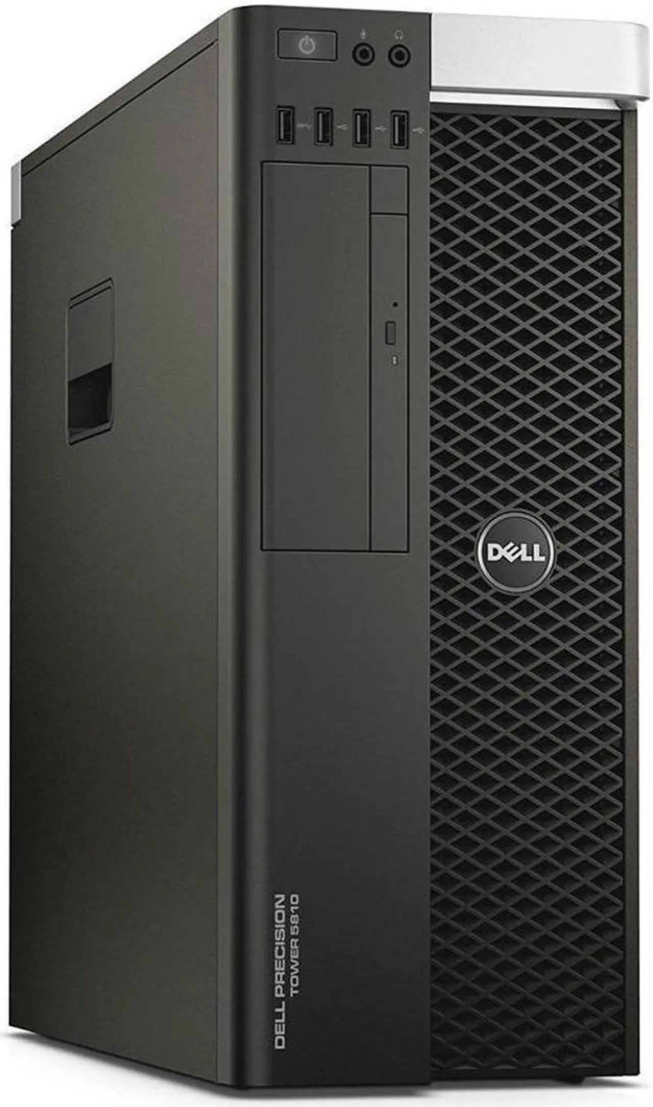 Main image of Dell Precision T5810 Workstation Server, Intel Xeon E5 1620 v3 3.5GHz, 256GB SSD + 4TB HDD, 64GB RAM, 4GB Nvidia Quadro K2200 4K 4-Monitor Support Video Card, USB 3.0, WIFI, Bluetooth, Windows 10 Pro