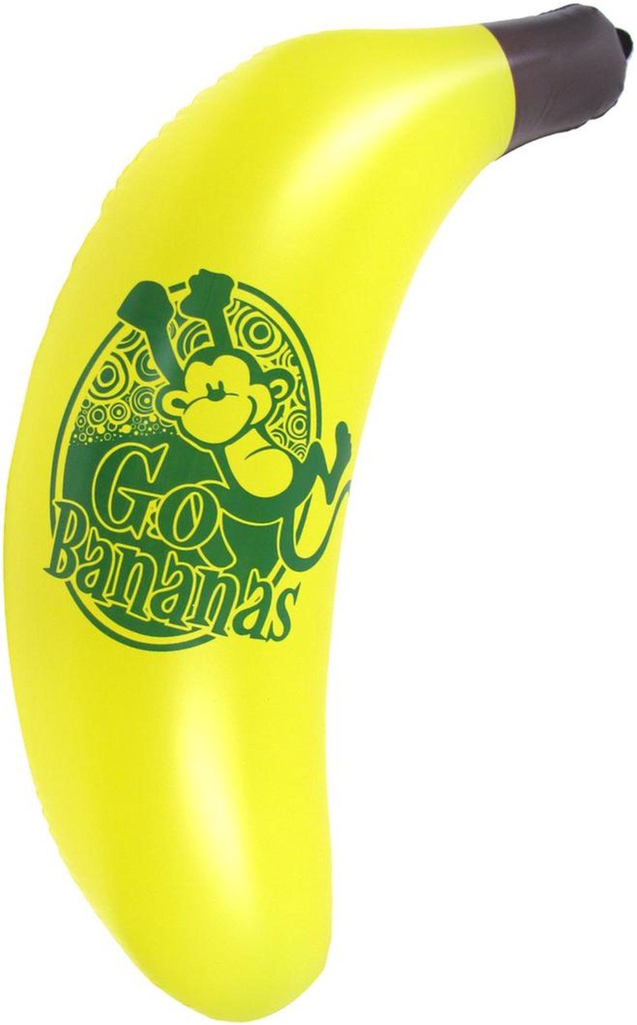Main image of Treasure Gurus 40" Large Inflatable Banana Swimming Pool Water Float Blow Up Toy Party Favor Novelty Prop