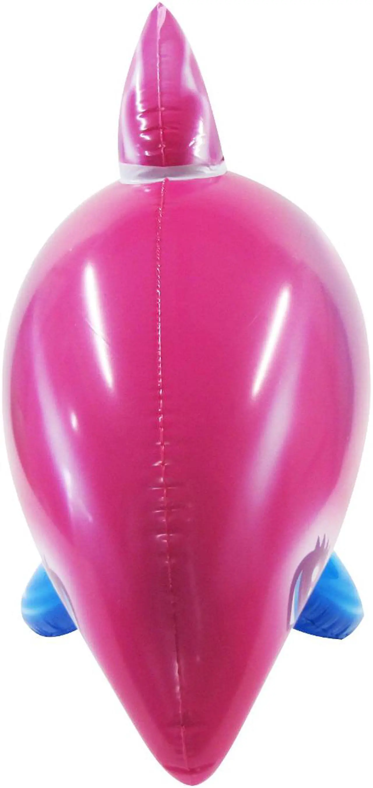 Alt view image 2 of 5 - Treasure Gurus 33" Inflatable Rainbow Dolphin Swimming Pool Water Float Blow Up Party Toy Animal Floaties Decor