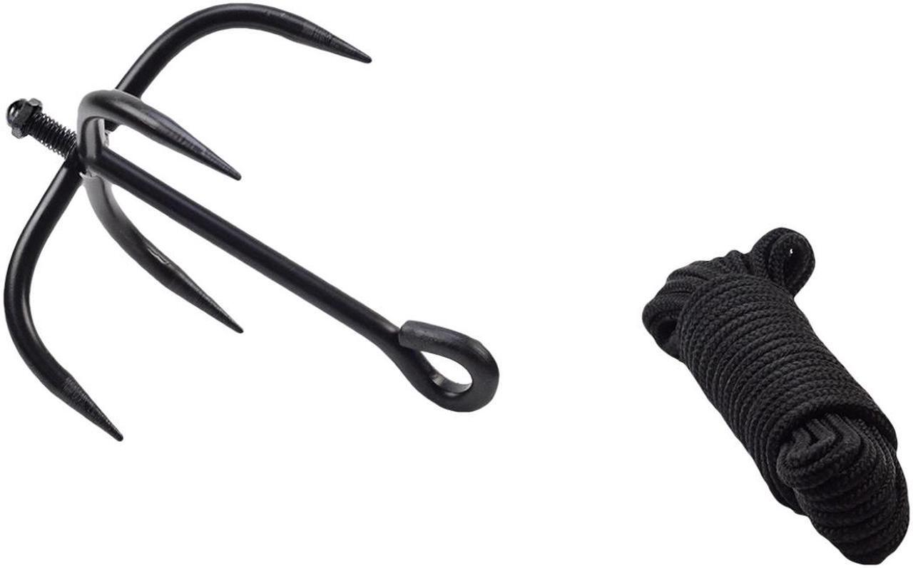 Main image of Tactical Climbing Ninja Grappling Hook Heavy Duty 35' Rope Bushcraft Boat Anchor