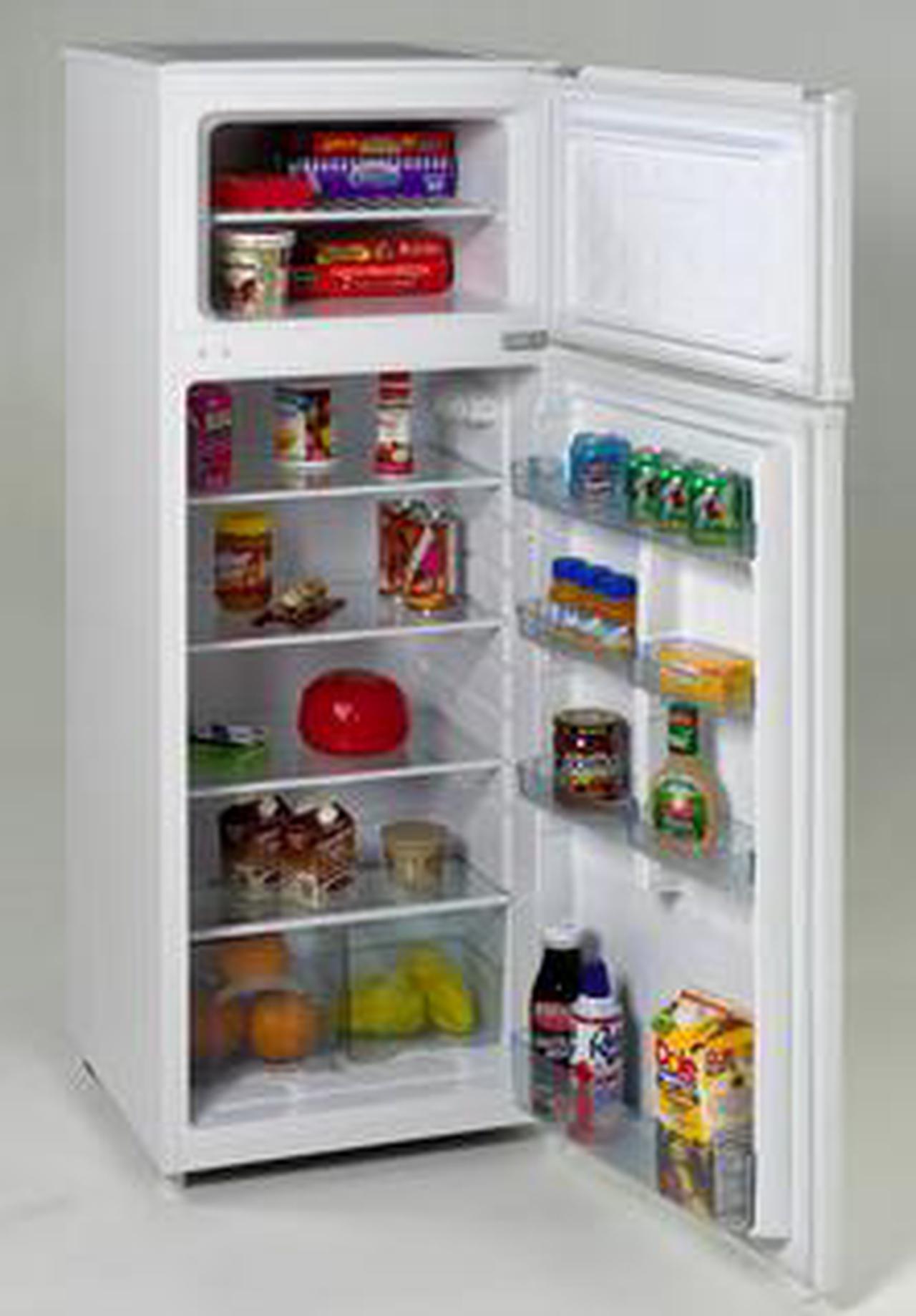 Alt view image 2 of 6 - Avanti  RA7306WT:  Model  RA7306WT  -  7.4  CF  Two  Door  Apartment  Size  Refrigerator  -  White