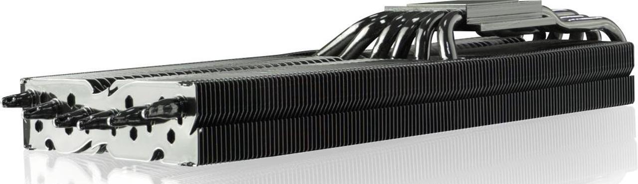 Alt view image 4 of 7 - RAIJINTEK MORPHEUS 8057 - Superior High-End VGA Cooler (TDP 360W) for NVDIA 2080 & AMD 5700, 12* 6mm Heat-Pipe & 129 fins, copper heat-sink for chip cooling, Fan clip options for 12025 & 12013 fans