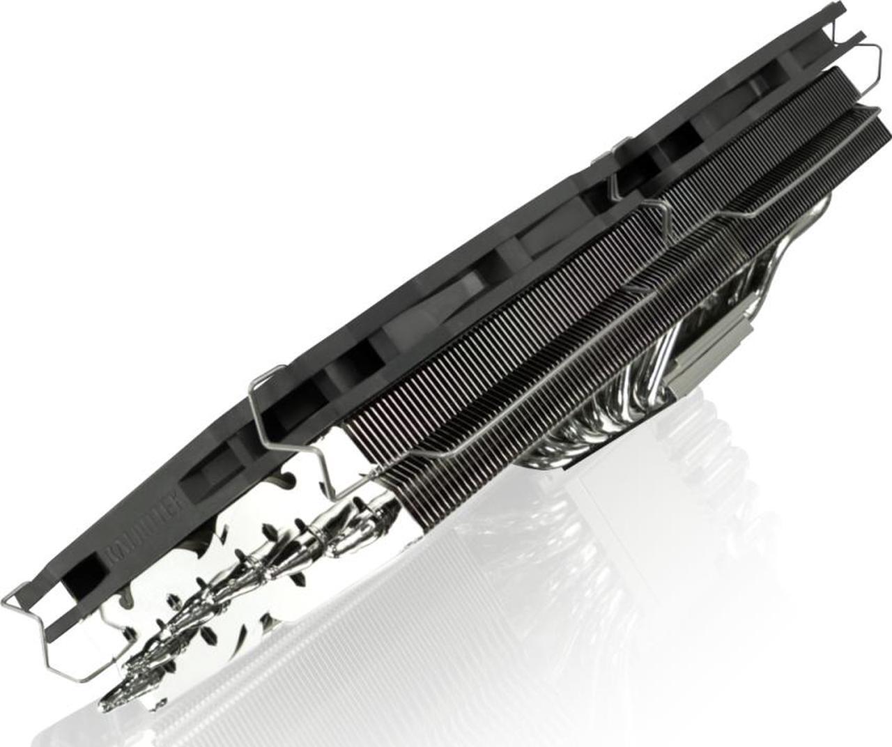 Alt view image 7 of 7 - RAIJINTEK MORPHEUS 8057 - Superior High-End VGA Cooler (TDP 360W) for NVDIA 2080 & AMD 5700, 12* 6mm Heat-Pipe & 129 fins, copper heat-sink for chip cooling, Fan clip options for 12025 & 12013 fans