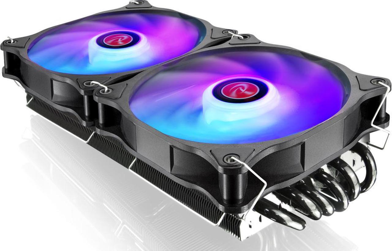 Alt view image 6 of 7 - RAIJINTEK MORPHEUS 8057 - Superior High-End VGA Cooler (TDP 360W) for NVDIA 2080 & AMD 5700, 12* 6mm Heat-Pipe & 129 fins, copper heat-sink for chip cooling, Fan clip options for 12025 & 12013 fans