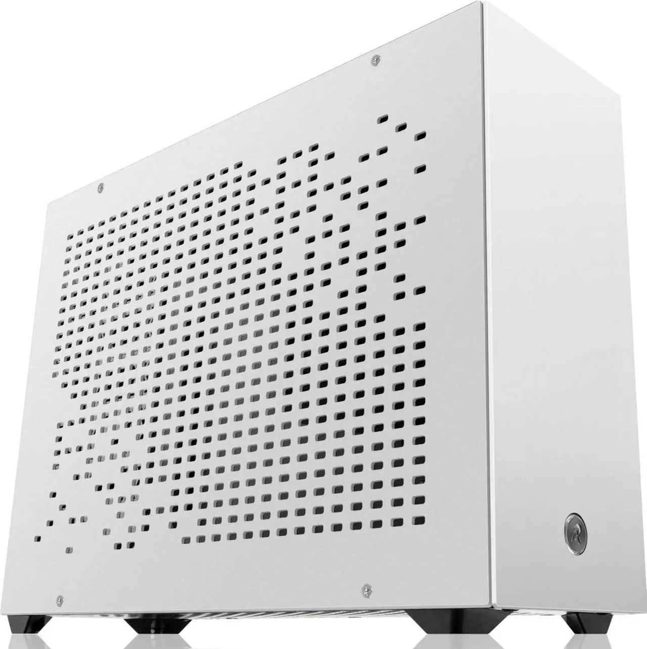 Alt view image 2 of 7 - RAIJINTEK OPHION 7L WHITE, super small 7 liter volume, for Mini-ITX M/B, amazing compatibility of max. 3pcs 9225 fans, 2 on top, 1 at bottom., tool-free for easy installation, SFX PSU compatibility