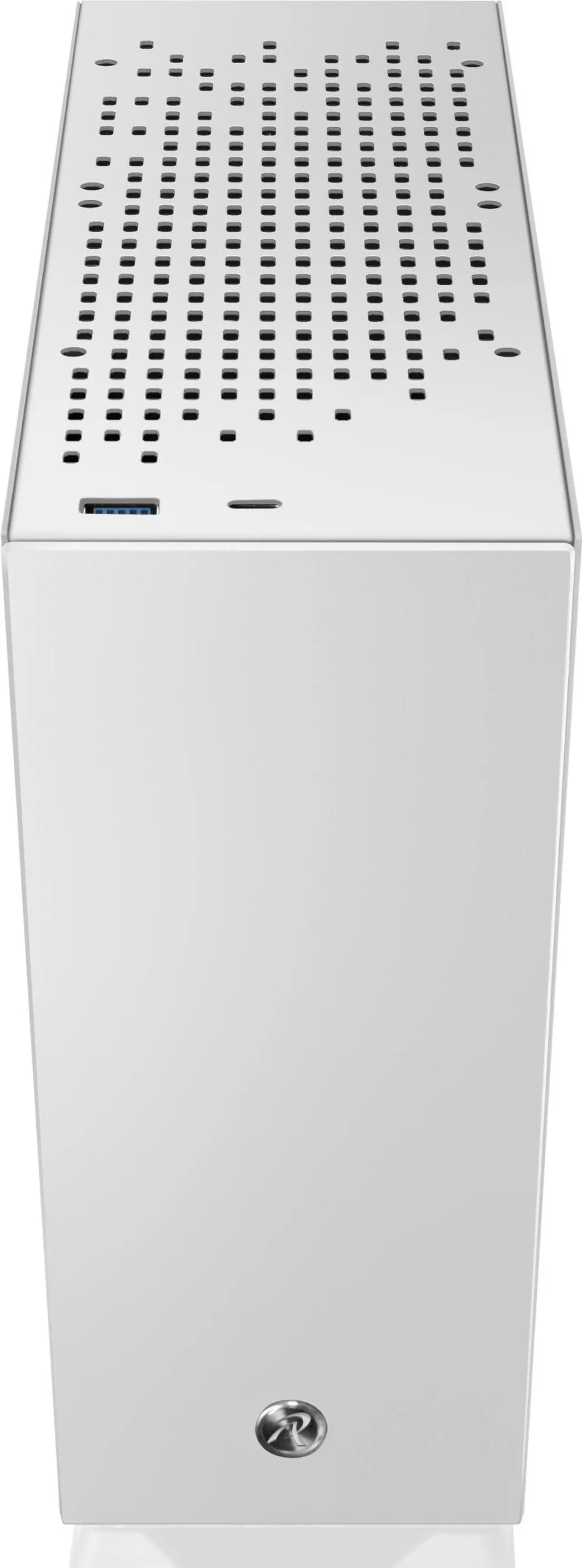 Alt view image 5 of 7 - RAIJINTEK OPHION 7L WHITE, super small 7 liter volume, for Mini-ITX M/B, amazing compatibility of max. 3pcs 9225 fans, 2 on top, 1 at bottom., tool-free for easy installation, SFX PSU compatibility