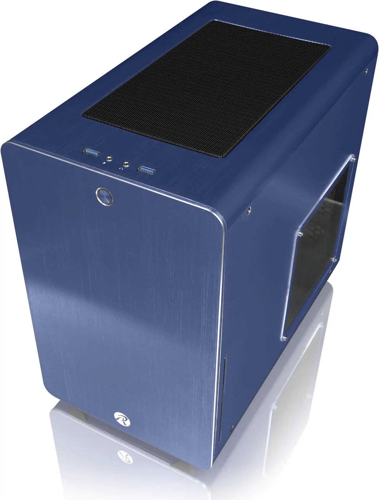 Main image of RAIJINTEK STYX BLUE, Alu Micro-ATX Case, Compatible With Regular ATX Power Supply, Max. 280mm VGA Card, 180mm CPU Cooler, Max. 240mm Radiator Cooling On Top With A Drive Bay For Slim DVD On Side