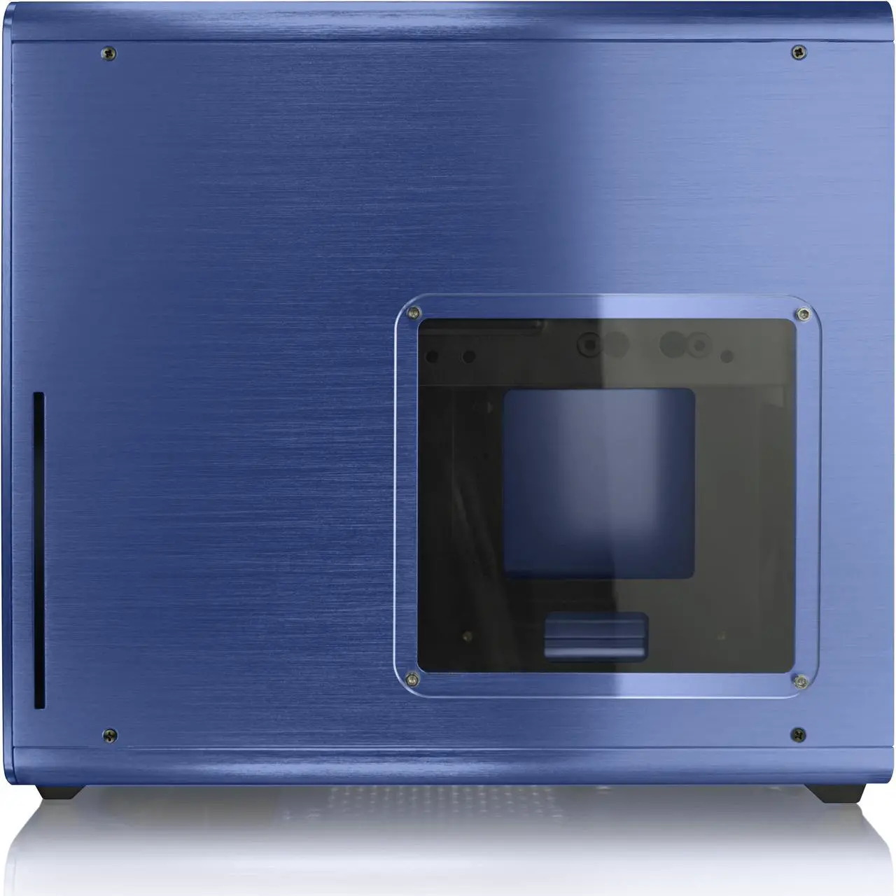 Alt view image 3 of 7 - RAIJINTEK STYX BLUE, Alu Micro-ATX Case, Compatible With Regular ATX Power Supply, Max. 280mm VGA Card, 180mm CPU Cooler, Max. 240mm Radiator Cooling On Top With A Drive Bay For Slim DVD On Side