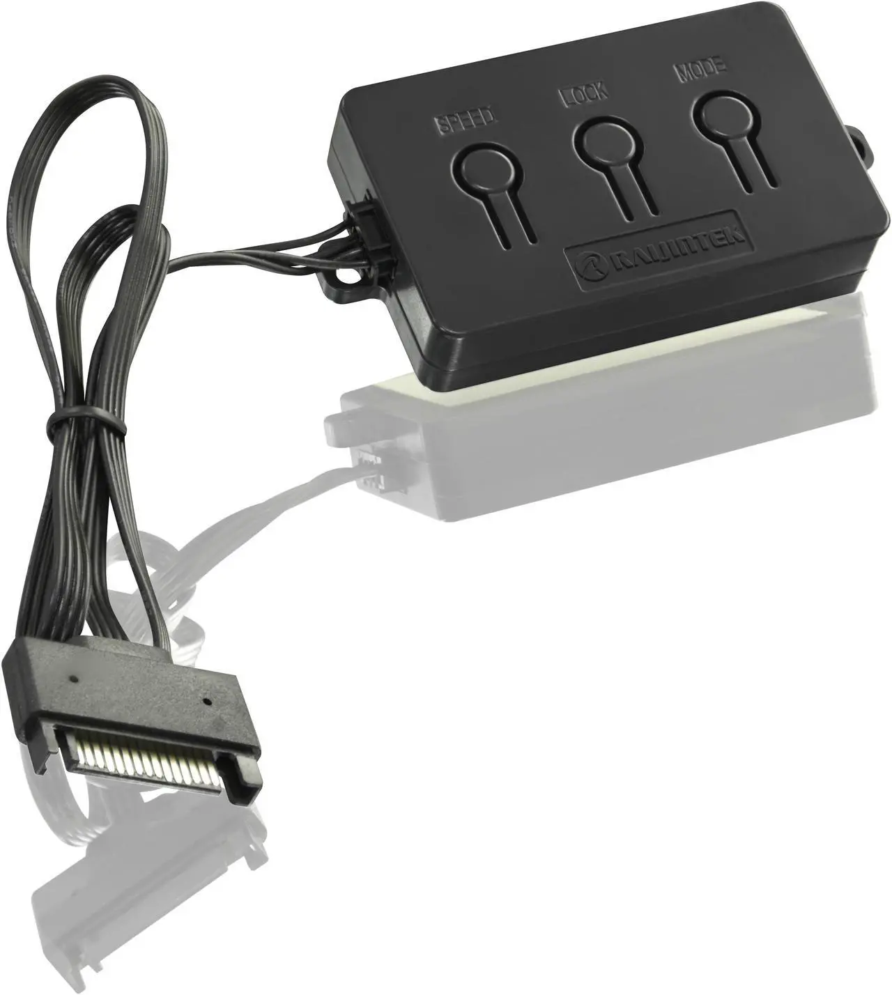 Alt view image 5 of 7 - RAIJINTEK AURAS 12 RGB -2pack, a 12025 O-type RGB PWM fan with controller box (3 modes), brings visible colors and brightness uniformity from all directions and adds spot light to cases & CPU coolers.