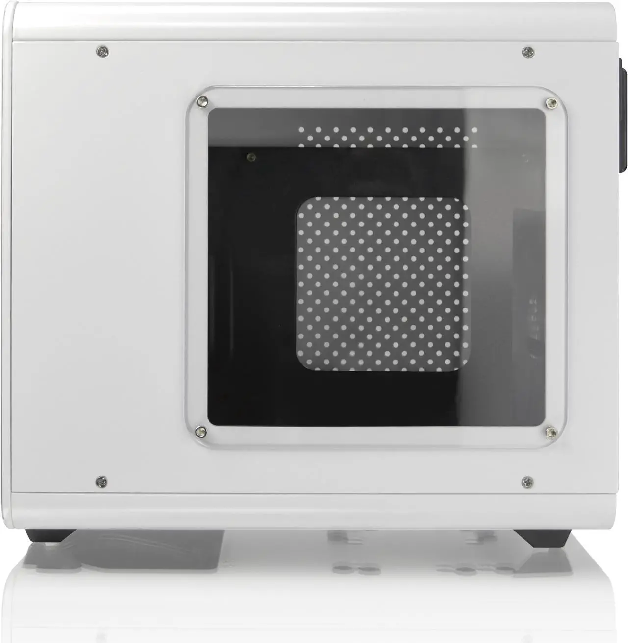 Alt view image 7 of 7 - RAIJINTEK METIS PLUS WHITE, a Alu. M-ITX Case, is with one 12025 LED fan at rear, USB 3.0* 2, Ventilate holes at top, Compatible with Standard ATX PSU, 170mm VGA Card length, 160mm CPU Cooler height.