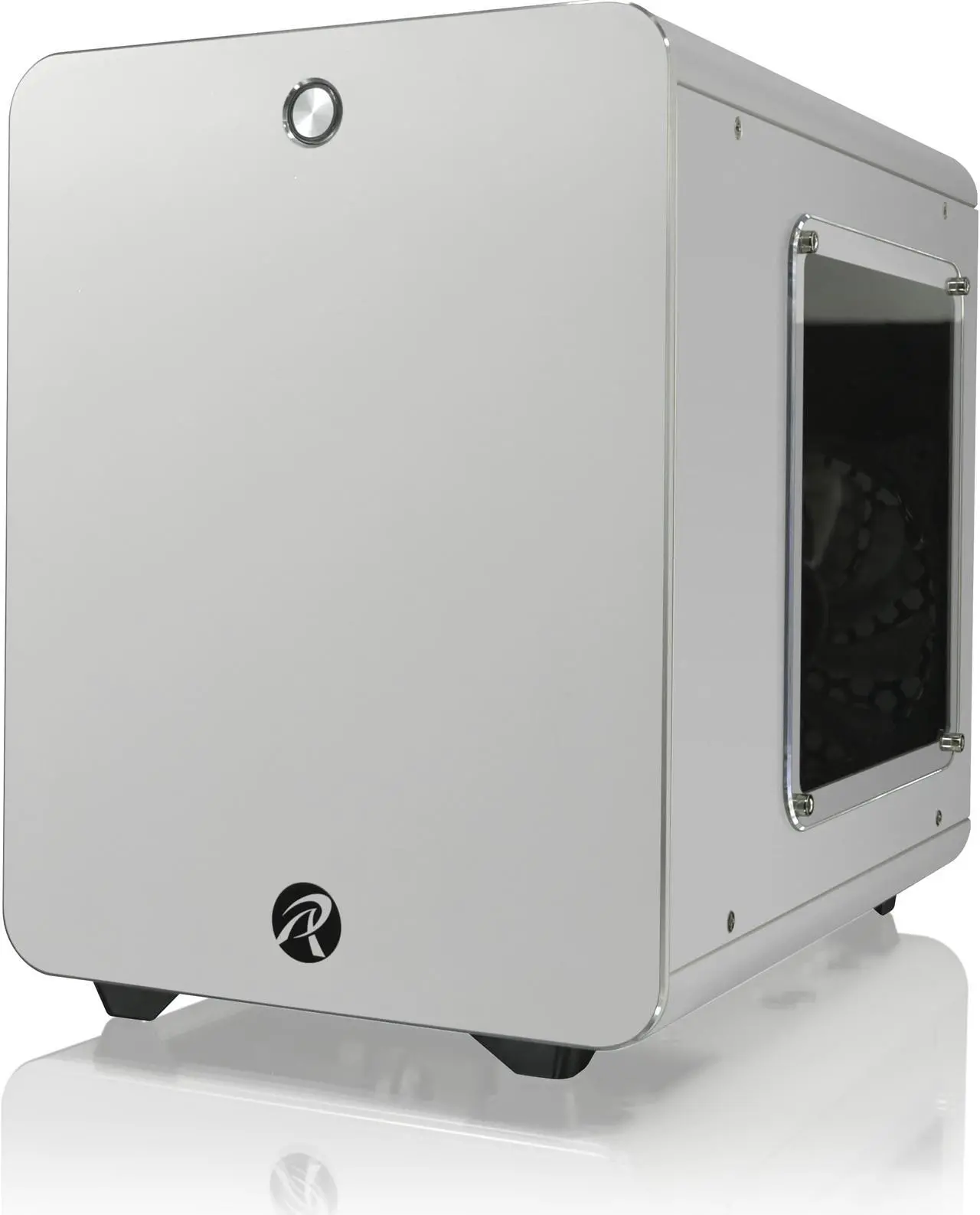 Alt view image 2 of 7 - RAIJINTEK METIS PLUS WHITE, a Alu. M-ITX Case, is with one 12025 LED fan at rear, USB 3.0* 2, Ventilate holes at top, Compatible with Standard ATX PSU, 170mm VGA Card length, 160mm CPU Cooler height.